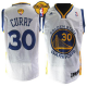 Men's Golden State Warriors #30 Stephen Curry White The Finals Patch Stitched NBA Jersey