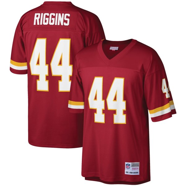 Men's Washington Football Team John Riggins Mitchell & Ness Burgundy Legacy Replica Jersey