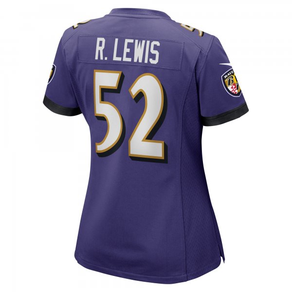 Women's Baltimore Ravens Ray Lewis Nike Purple Retired Player Jersey