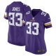 Women's Minnesota Vikings Aaron Jones Nike Purple Game Player Jersey