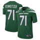 Men's New York Jets Wes Schweitzer Nike Green Game Jersey