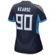 Women's Tennessee Titans Jevon Kearse Nike Navy Game Retired Player Jersey