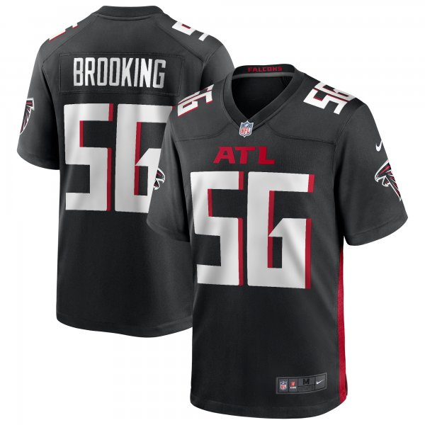 Men's Atlanta Falcons Keith Brooking Nike Black Game Retired Player Jersey