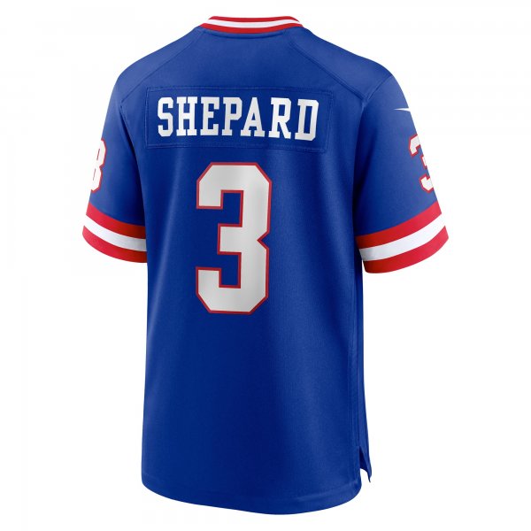 Men's New York Giants Sterling Shepard Nike Royal Classic Player Game Jersey