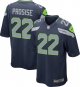 Youth Seattle Seahawks C.J. Prosise Nike College Navy Game Jersey