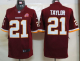 Nike Washington Redskins #21 Sean Taylor Burgundy Red Team Color With 80TH Patch Men's Stitched NFL Limited Jersey