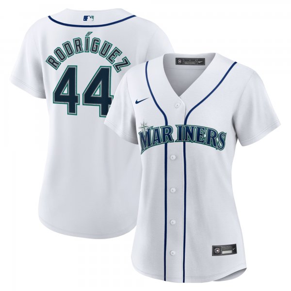 Women's Seattle Mariners Julio Rodriguez Nike White Home Replica Player Jersey