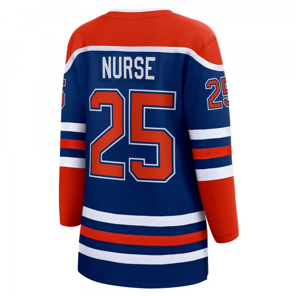 Women's Edmonton Oilers Darnell Nurse Fanatics Royal Home Breakaway Player Jersey