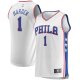 Men's Philadelphia 76ers James Harden Fanatics White Fastbreak Replica Player Jersey - Association Edition