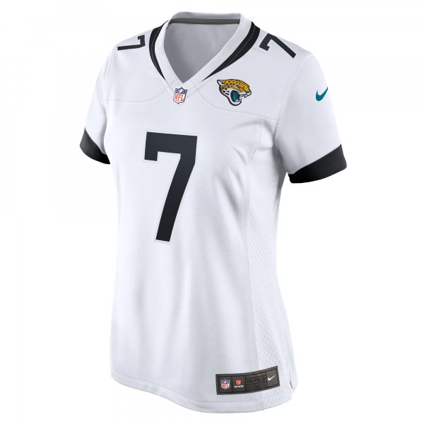 Women's Jacksonville Jaguars Byron Leftwich Nike White Retired Player Game Jersey