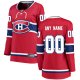 Women's Montreal Canadiens Fanatics Red Home Breakaway Custom Jersey