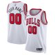 Unisex Chicago Bulls Nike White Swingman Custom Jersey - Association Edition