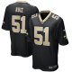 Men's New Orleans Saints Cesar Ruiz Nike Black Game Jersey