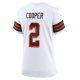 Women's Cleveland Browns Amari Cooper Nike White Alternate Game Jersey