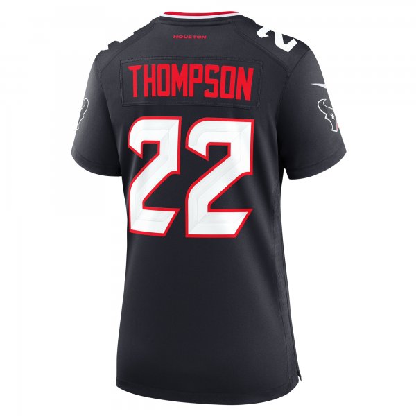 Women's Houston Texans Josh Thompson Nike  Navy Team Game Jersey