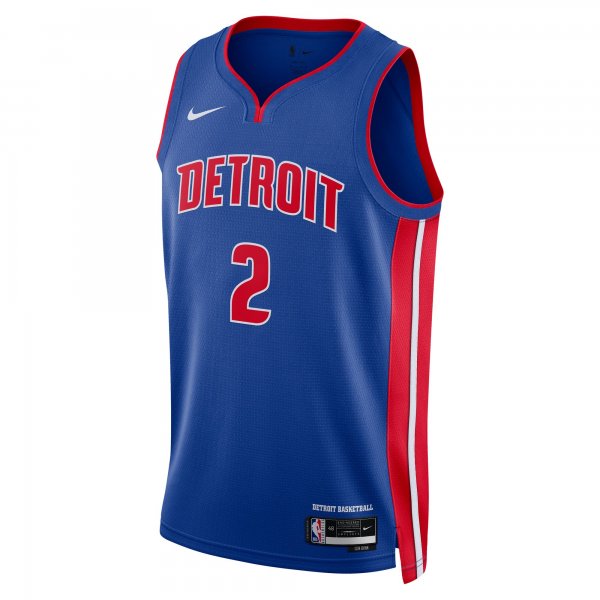 Unisex Detroit Pistons Cade Cunningham Nike Blue Swingman Jersey - Icon Edition