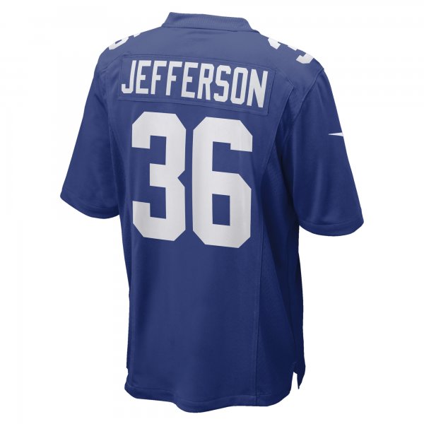 Men's New York Giants Tony Jefferson Nike Royal Game Player Jersey