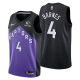 Men's Toronto Raptors $4 Scottie Barnes Black 2020-21 Swingman Earned Edition NBA Jersey