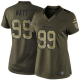 Nike Houston Texans #99 J.J. Watt Green Women's Stitched NFL Limited Salute to Service Jersey