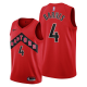 Men's Toronto Raptors #4 Scottie Barnes 2021 NBA Draft Red Jersey