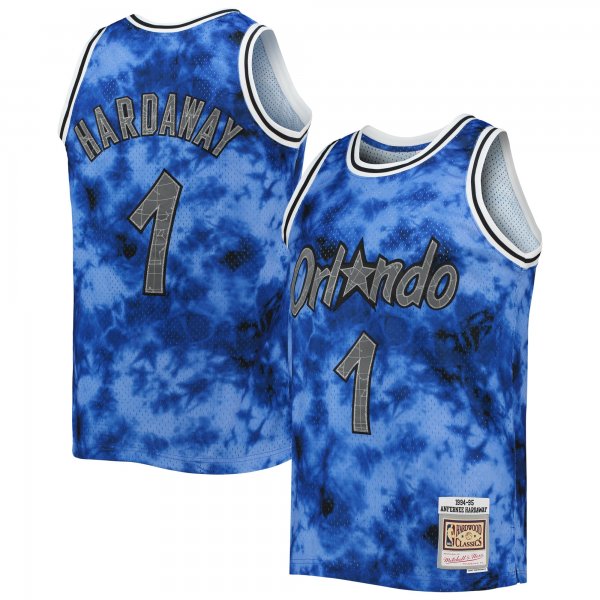 Men's Orlando Magic Penny Hardaway Mitchell & Ness Blue 1994/95 Galaxy Swingman Jersey