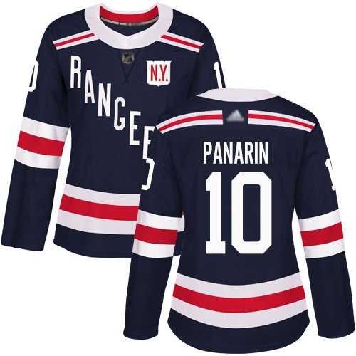 New York Rangers #10 Artemi Panarin Navy Blue 2018 Winter Classic Women's Stitched NHL Jersey