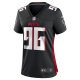 Women's Atlanta Falcons Zach Harrison Nike  Black Team Game Jersey