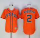 Houston Astros #2 Alex Bregman Orange Flexbase Collection Stitched MLB Jersey