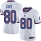 Nike New York Giants #80 Victor Cruz White Men's Stitched NFL Limited New Color Rush Jersey