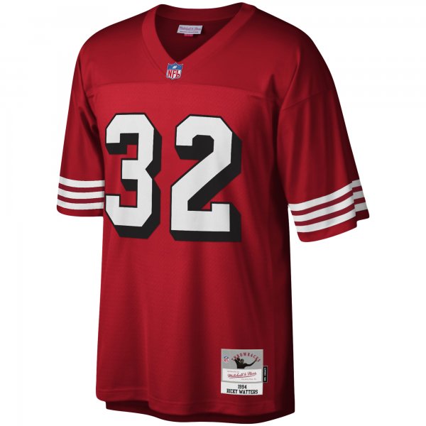 Men's San Francisco 49ers Ricky Watters Mitchell & Ness Scarlet Legacy Replica Jersey