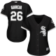 Chicago White Sox #26 Avisail Garcia Black Alternate Women's Stitched MLB Jersey