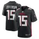 Men's Atlanta Falcons Van Jefferson Nike  Black  Game Jersey