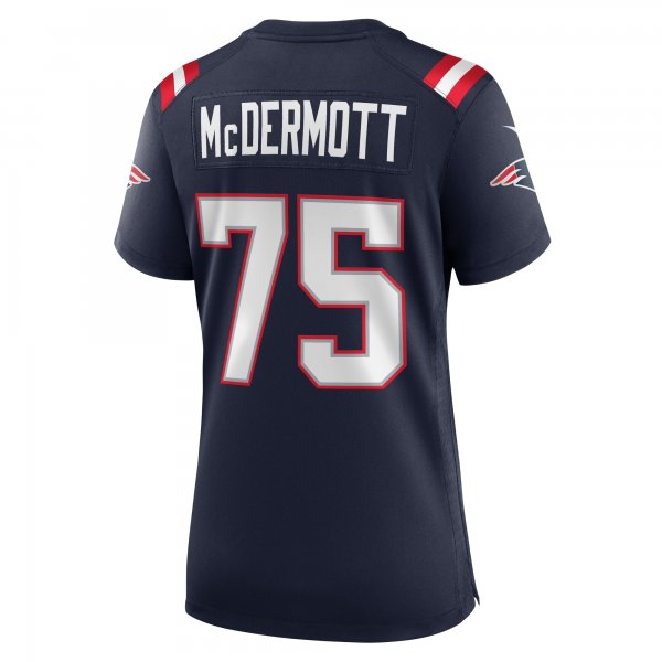 Women's New England Patriots Conor McDermott Nike Navy Home Game Player Jersey