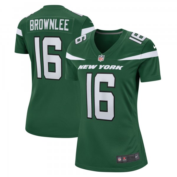 Women's New York Jets Jason Brownlee Nike Gotham Green  Game Jersey