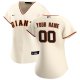 Women's San Francisco Giants Nike Cream Home Replica Custom Jersey