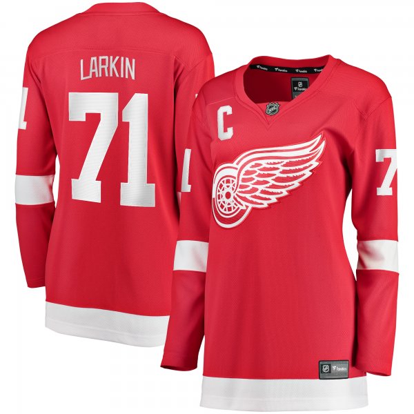 Women's Detroit Red Wings Dylan Larkin Fanatics Red Home Breakaway Player Jersey