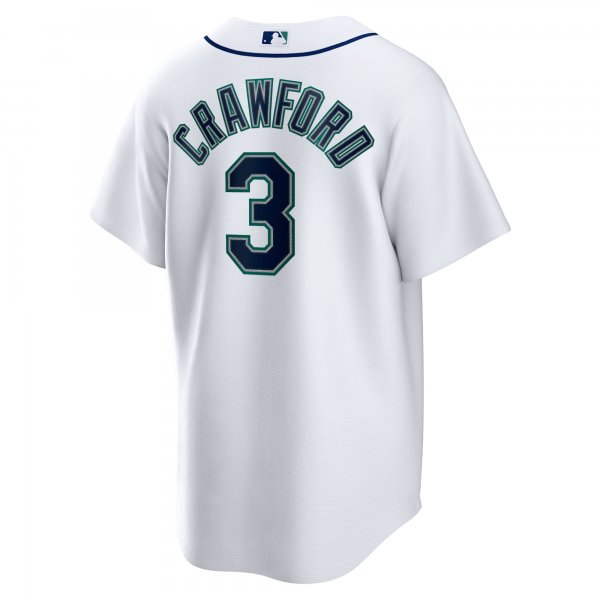 Men's Seattle Mariners JP Crawford Nike White Home Replica Jersey