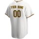 Men's San Diego Padres Nike White Home Replica Custom Jersey