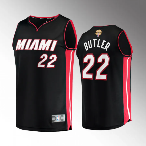 Miami Heat Jimmy Butler 2023 NBA Finals Youth Black #22 Fastbreak Player Jersey