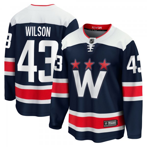 Men's Washington Capitals Tom Wilson Fanatics Navy Alternate Premier Breakaway Player Jersey