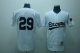 Mitchell And Ness St. Louis Browns #29 Satchel Paige Stitched White Throwback MLB Jersey