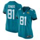 Women's Jacksonville Jaguars R. Jay Soward Nike Teal Retired Player Team Game Jersey