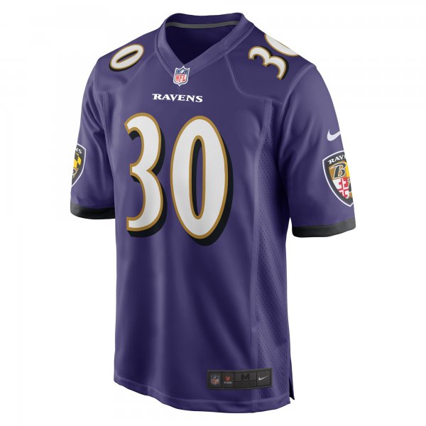 Men's Baltimore Ravens Trenton Simpson Nike  Purple  Game Jersey