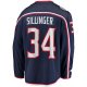 Men's Columbus Blue Jackets Cole Sillinger Fanatics Navy Home Breakaway Player Jersey