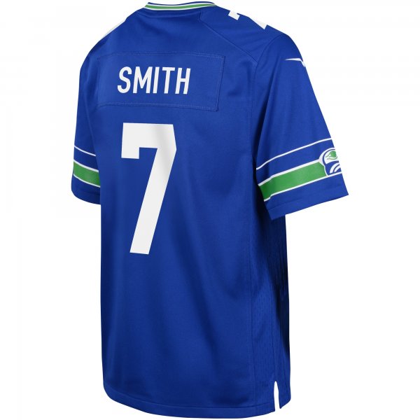 Youth Seattle Seahawks Geno Smith Nike Royal Game Jersey