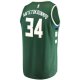 Men's Milwaukee Bucks Giannis Antetokounmpo Fanatics Green Fast Break Replica Jersey - Icon Edition