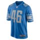 Men's Detroit Lions Jack Campbell Nike Blue 2023 NFL Draft First Round Pick Game Jersey