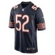 Men's Chicago Bears Khalid Kareem Nike  Navy Team Game Jersey