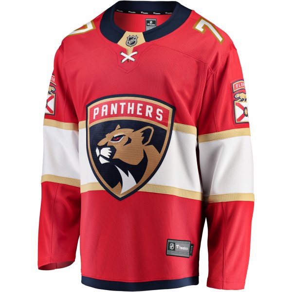 Men's Florida Panthers Niko Mikkola Fanatics Red  Premier Breakaway Player Jersey