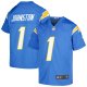 Youth Los Angeles Chargers Quentin Johnston Nike Powder Blue Game Jersey